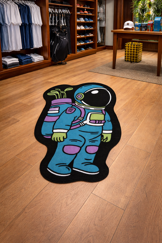 Astronaut Walker | Golf Shop Mat | Cart Accessory
