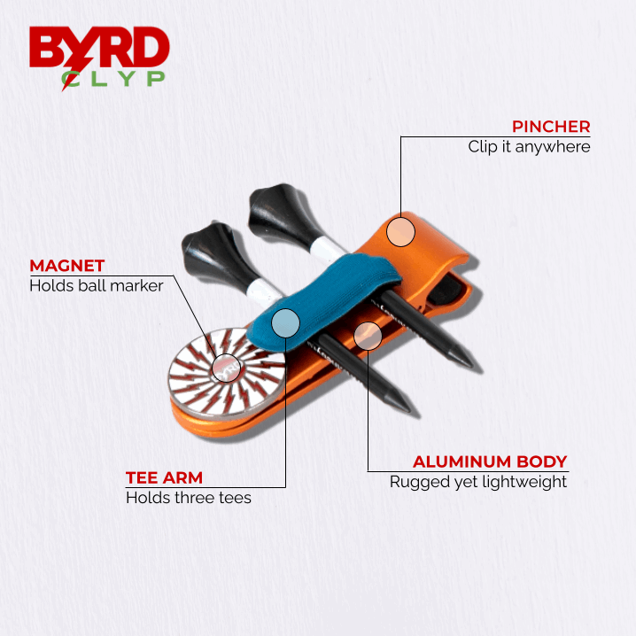 THE BYRD GOLF CLYP ☆ Orange