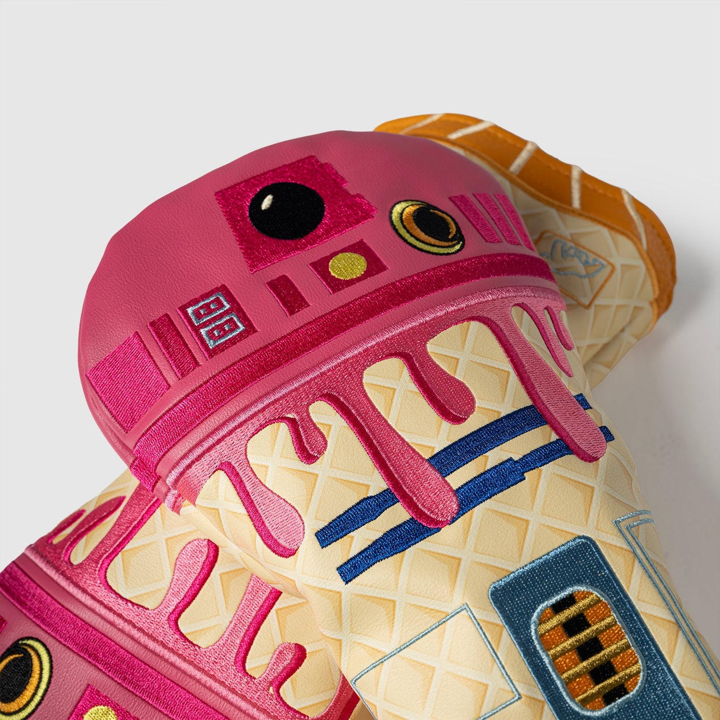 Pink Ice Cream Robot